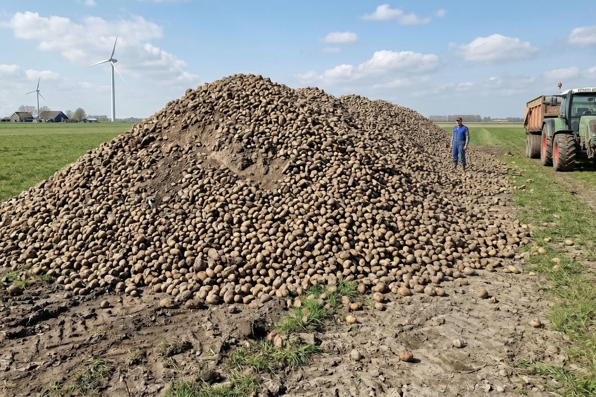 Kabinet ziet kansen in aardappeloverschot voor de woningcrisis: “Bio-afbreekbare huizen van aardappel zijn de toekomst”