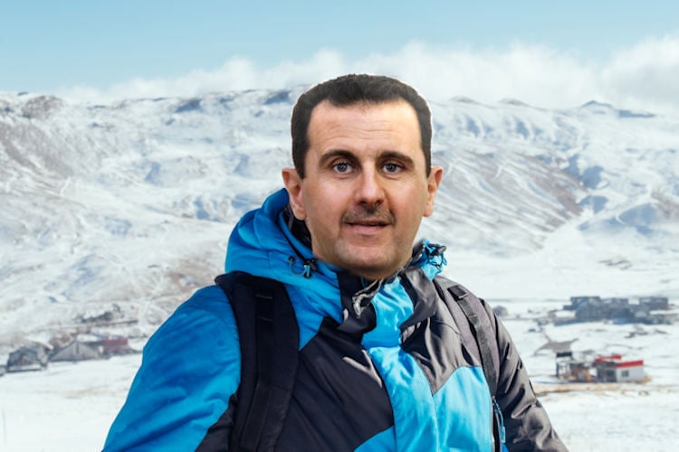 Assad viert kerst in het buitenland: “Het is hier zo mooi”