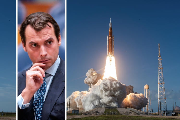 FVD gelooft niet dat astronauten op weg zijn naar de maan