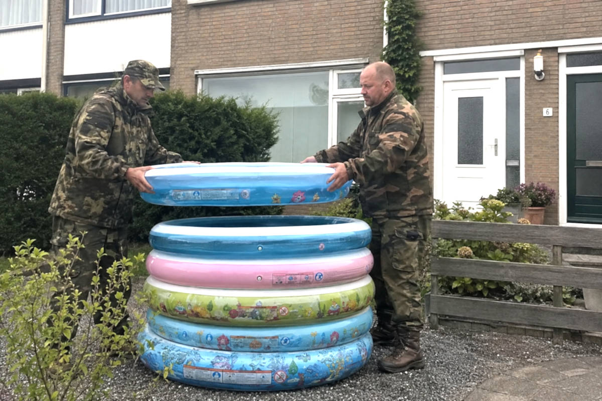 Buurtwacht Meppel-Noord vordert opblaaszwembadjes als noodwaterberging