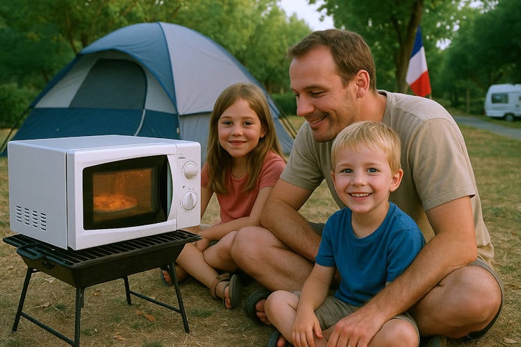 ‘Magnetronnen’ in plaats van barbecueën populair op Zuid-Europese campings, ter voorkoming van bosbrand