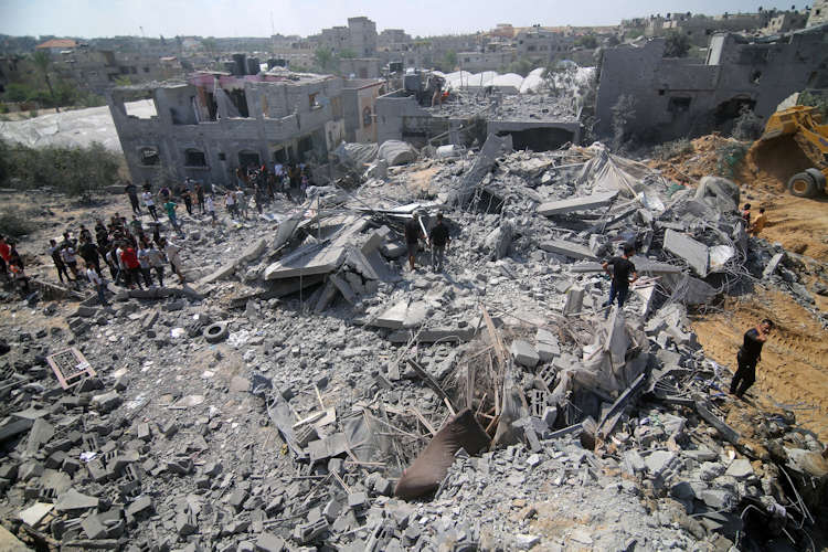 Israël bezorgd over gezondheid Palestijnen na bombarderen gebouw waarin asbest bleek te zitten