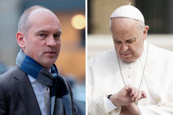 Paus veroordeelt ‘politieke euthanasie’ Gert-Jan Segers
