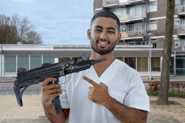 Bilal (24) uit Amsterdam zamelt wapens in voor Oekraïne