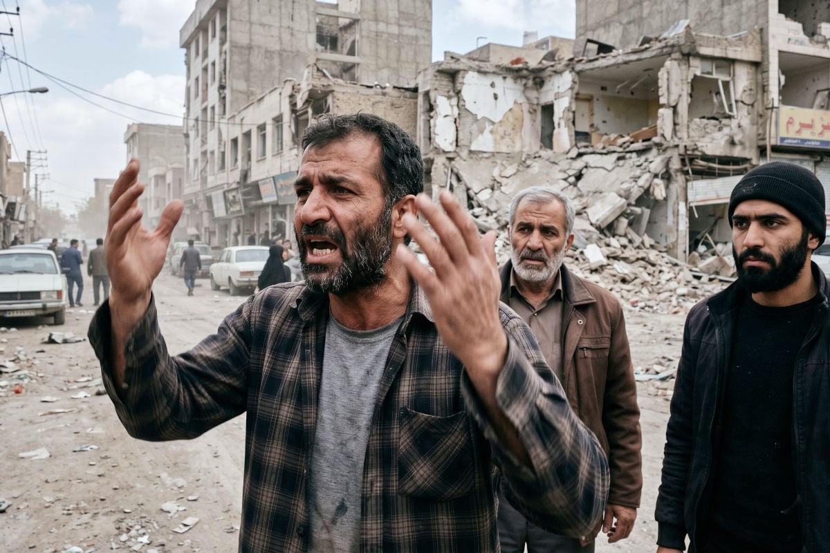 Iraanse bevolking bezorgd over kerosinevoorraad Schiphol