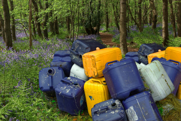 Goed nieuws voor de natuur: 350 jerrycans waar drugsafval in is gedumpt goed te recyclen