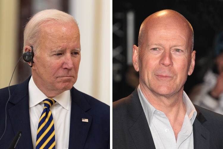 Bruce Willis genoemd als vervanger Joe Biden