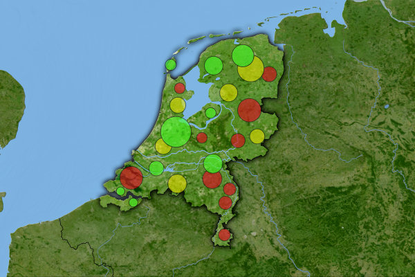 Kabinet presenteert nieuwe kaart met rode, gele en groene gebieden