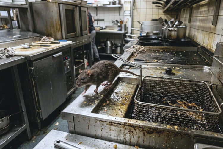 NVWA sluit vieze horecazaak: “Kwaliteit frituurolie vormde ernstig gezondheidsrisico voor aanwezige ratten”