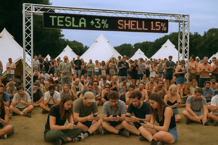 Lowlands vervangt moshpit door kleine aandelenbeurs voor glampingpubliek