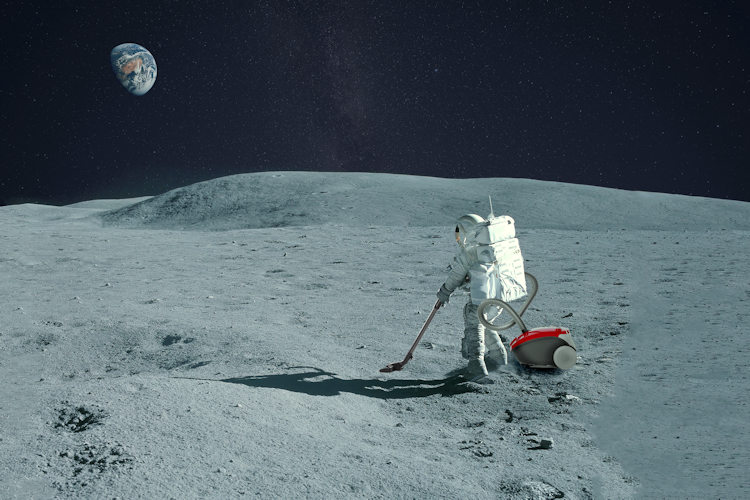 NASA begint volgend jaar met stofzuigen maanoppervlak