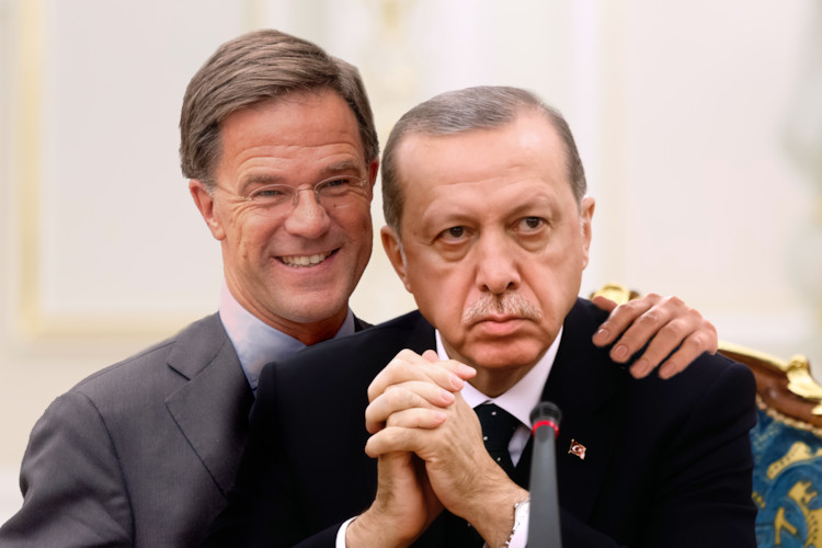 Rutte bezoekt Erdogan: “Al jaren mijn allerbeste vriend”