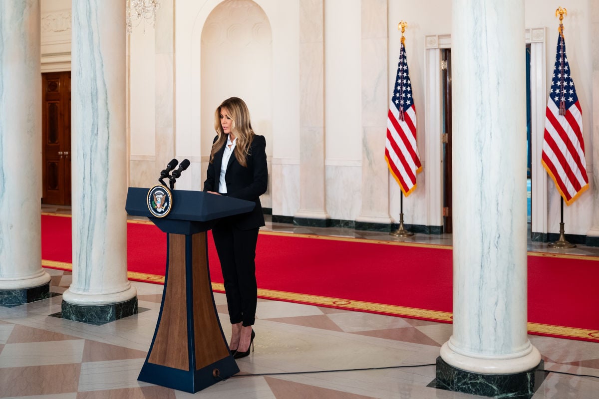 Veel lof voor Melania’s poging om in het Engels te speechen