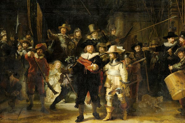 Racistisch schilderij De Nachtwacht blijft toch in Rijksmuseum