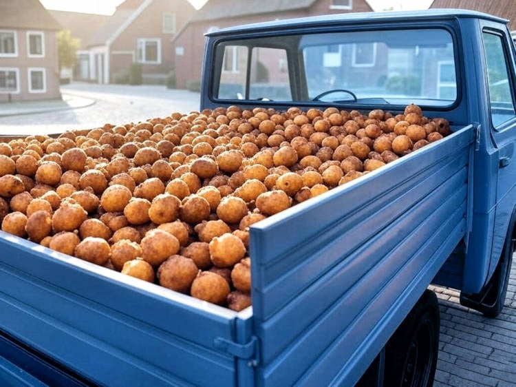 Gemeente begonnen met ophalen overgebleven oliebollen