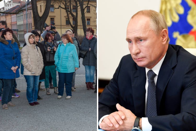 Poetin stelt 1 miljoen gewapende hulpverleners ter beschikking voor dorps conflict Wit-Rusland