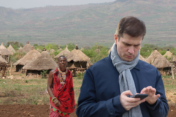 Rob (43) beseft in Togo dat hij boodschappen doen bij AH To Go verkeerd begrepen heeft