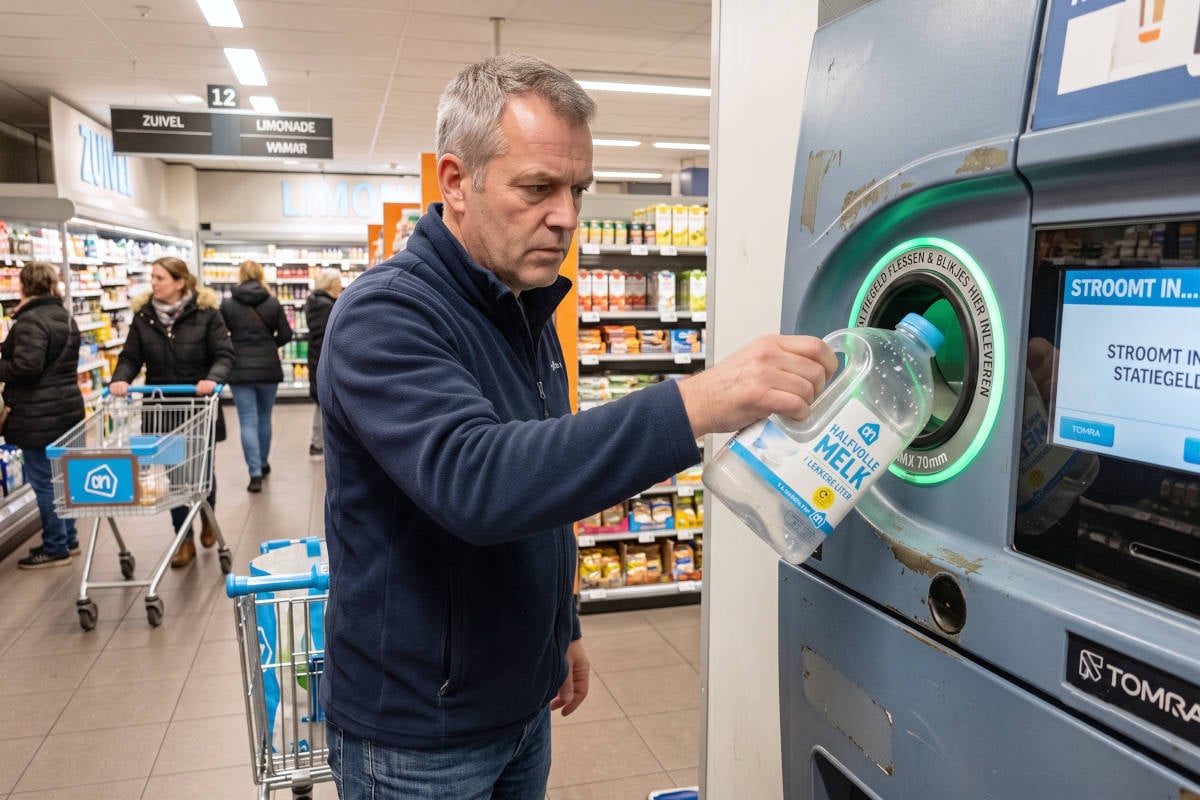 Minister wil statiegeld op afgedankte statiegeldautomaten