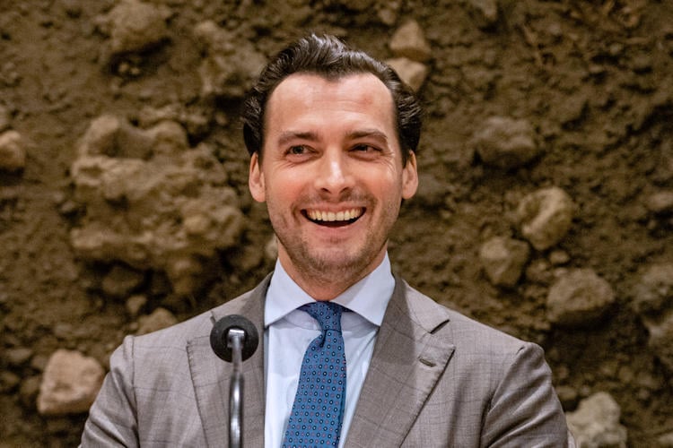 Thierry Baudet vader geworden van blank kind