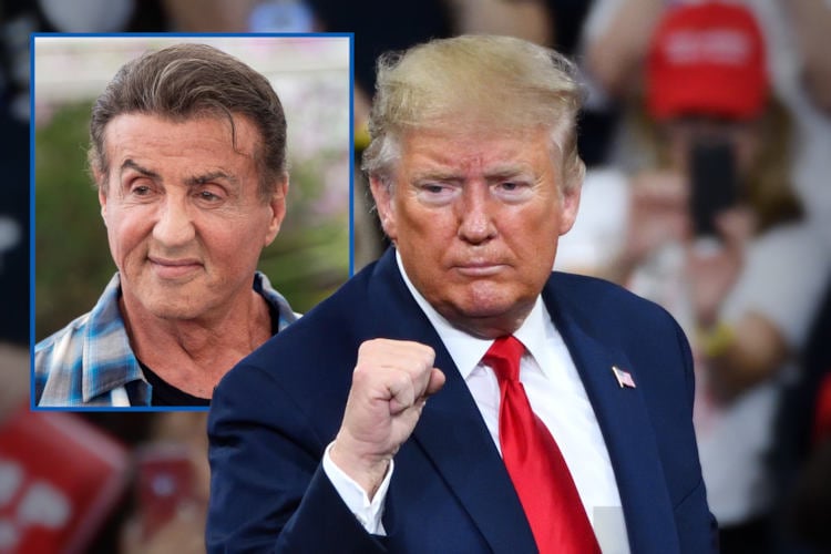 Trump roept hulp van Sylvester Stallone in: “Tijd van praten is nu wel voorbij”