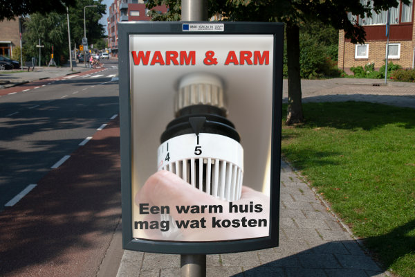 Energiebedrijven starten met campagne ‘Warm & Arm’
