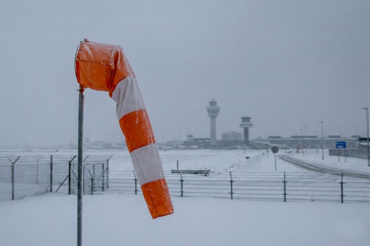 KNMI introduceert Code Beige wegens tegenvallend winterstormpje Goretti