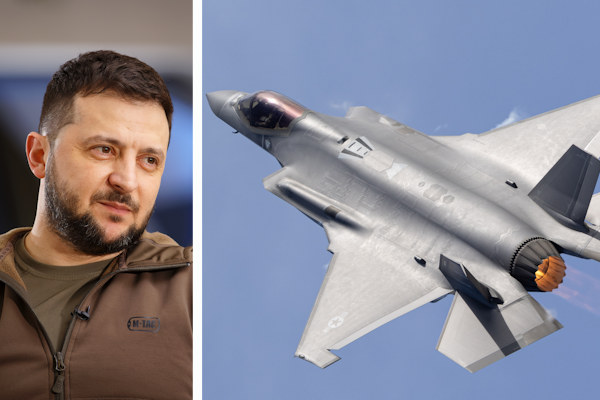 Zelensky blij met F-16’s: “Grote stap voorwaarts richting ons verzoek om F-35”