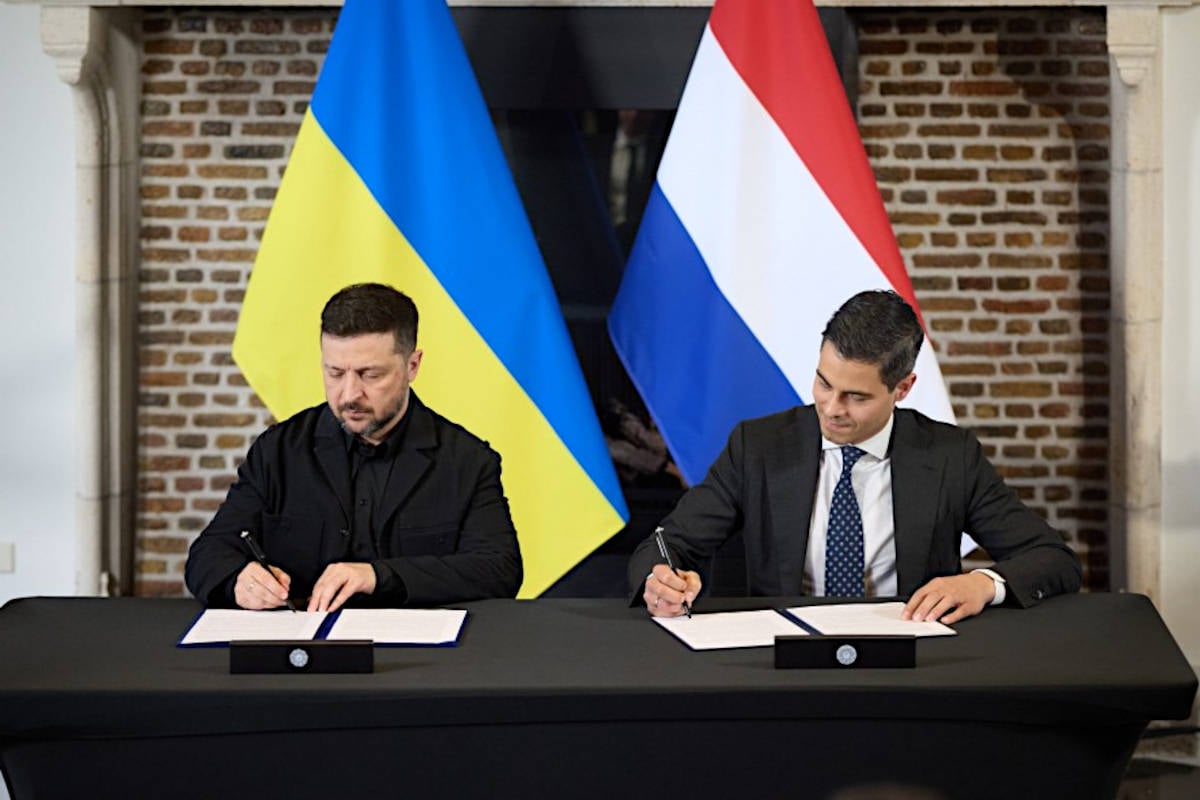 Jetten en Zelensky tekenen intentieovereenkomst voor gezamenlijk kinderboek