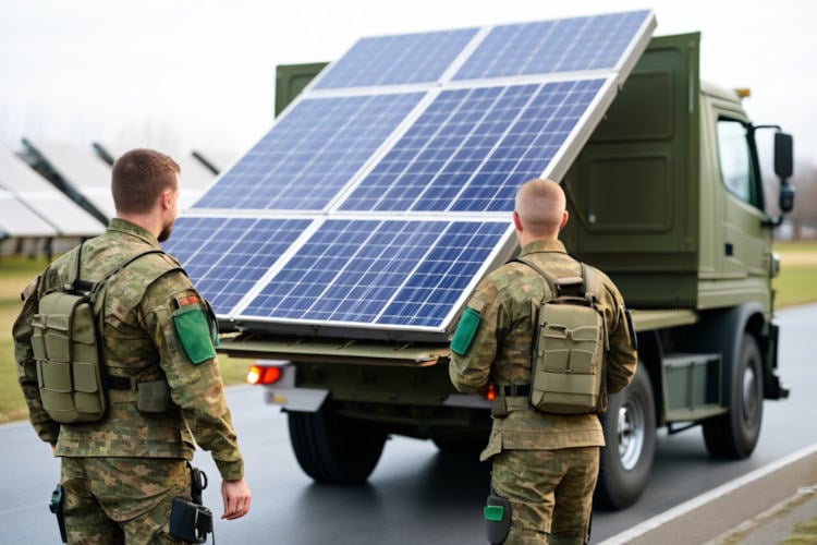 Nederland stuurt 300 zonnepanelen naar Polen om Russische piloten te verblinden